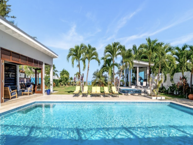 Private Staff Walk the Beach Villa Luxury Jamaica Holiday